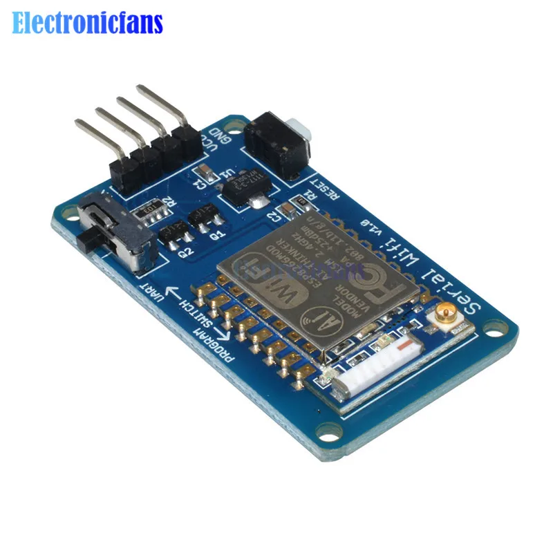 ESP8266 ESP-07 Wifi серийный приемопередатчик беспроводной модуль ESP07 для Arduino UNO R3 One 3,3 V 5V 8N1 ttl UART порт контроллер