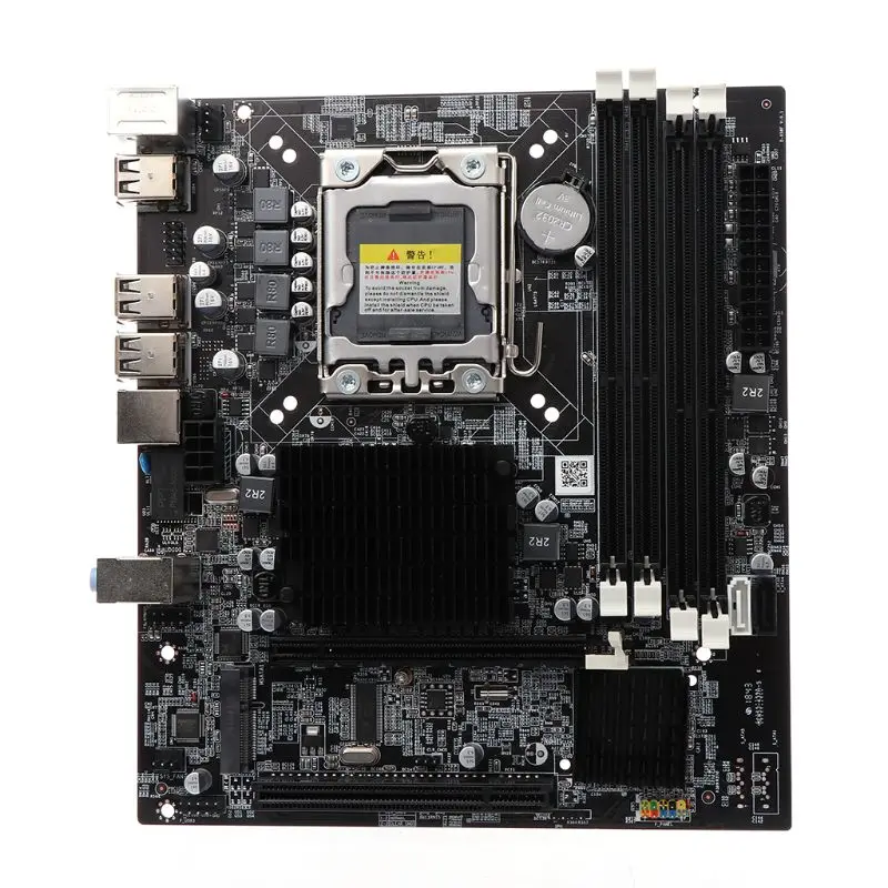 X58 настольная материнская плата LGA 1366 Pin DDR3 компьютерная материнская плата для L/E5520 X5650 RECC