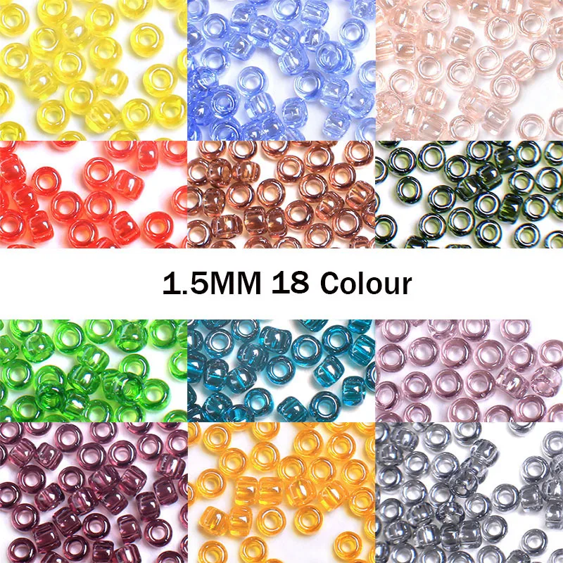 Качество Стекло бусинами Японии Jewelry Boncuk 1.5MM1000PCS DIY ручной работы Шарм Spacer Круглый Kralen Бисер для изготовления ювелирных изделий