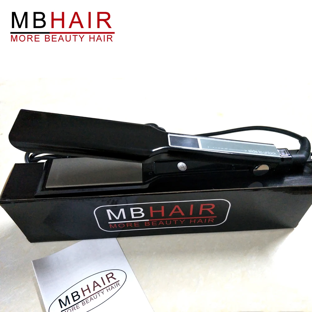 

Professional Nano titanium Touch hair straightener high quality Touch screen fast flat iron electric straightening Fast Shipping