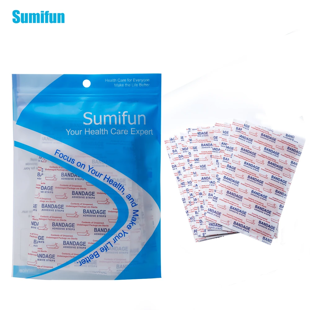 

50Pcs Band Aid Wound Dressings Sterile Hemostasis Stickers First Aid Bandage Medical Adhesive Plaster Strips Health care Z719