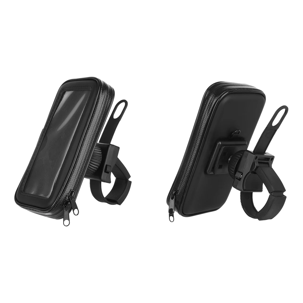 360 Degree Portable Durable Scooter Handlebar Stand Bracket Waterproof Phone Case Cellphone Bag Bicycle Motorcycle Phone Holder