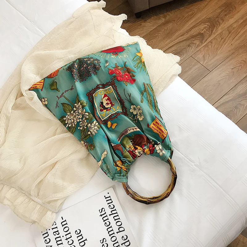 Женская сумка, женские сумки, высокое качество, напульсник, Ретро стиль, цветок, бамбук, с верхней ручкой, клатч, большая вместительность, PUBGS, новинка