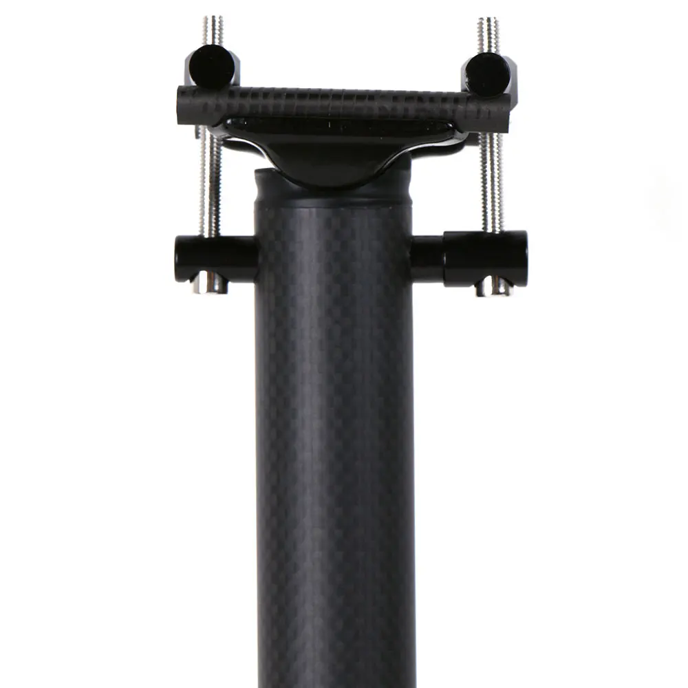 Goedkoop Carbon fiets zadelpen zitbuis MTB Road mountainbike Zadelpen 27.2mm 30.8mm 31.6mm * 300 350 400mm Carbon Fietsonderdelen