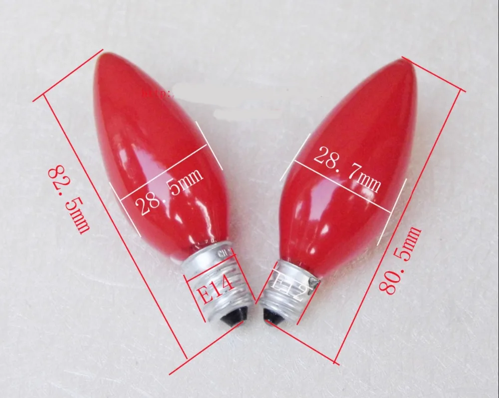 

E12/e14 220v 10w/15w Great!miniature Bulbs Lighting A129