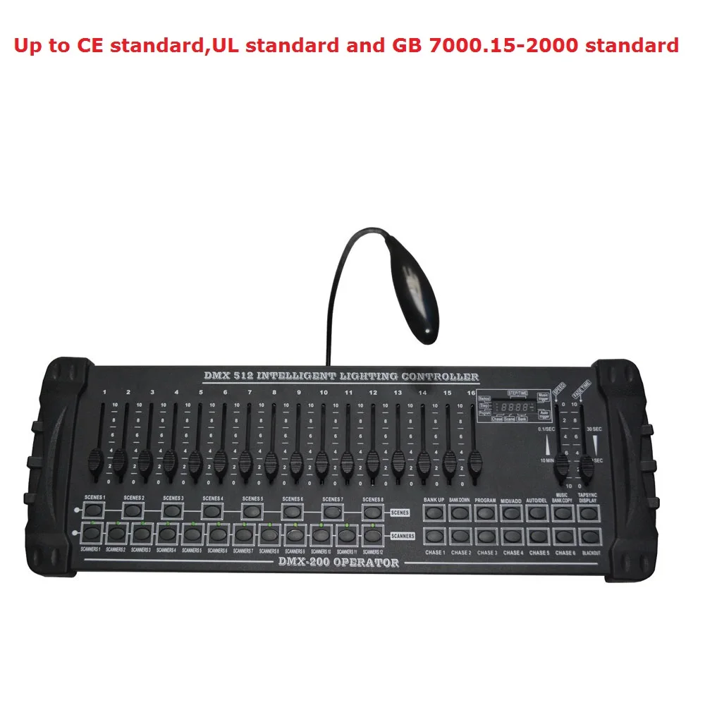

1 Unit DMX 200 Controller DJ Lighting Equipment DMX 512 Console Stage Lighting For LED Par Moving Head Spotlights DJ Controller