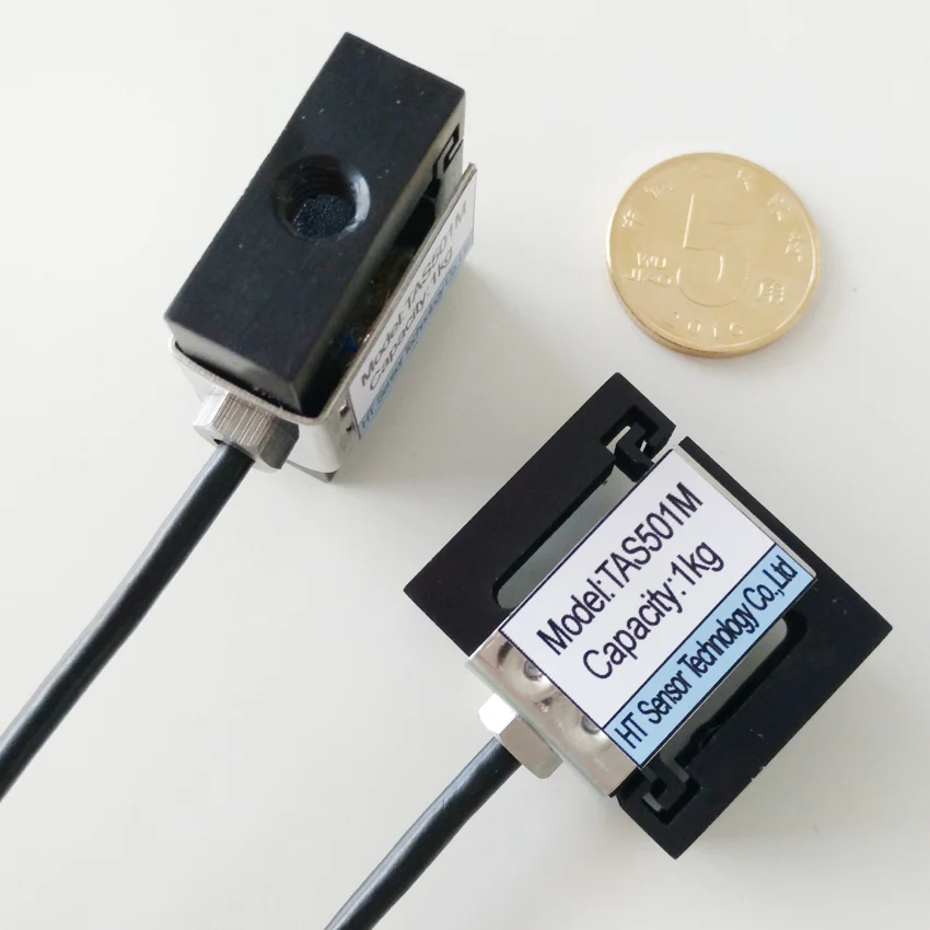 

Miniature S type compression and tension force sensor weigt transducer TAS501M-1kg