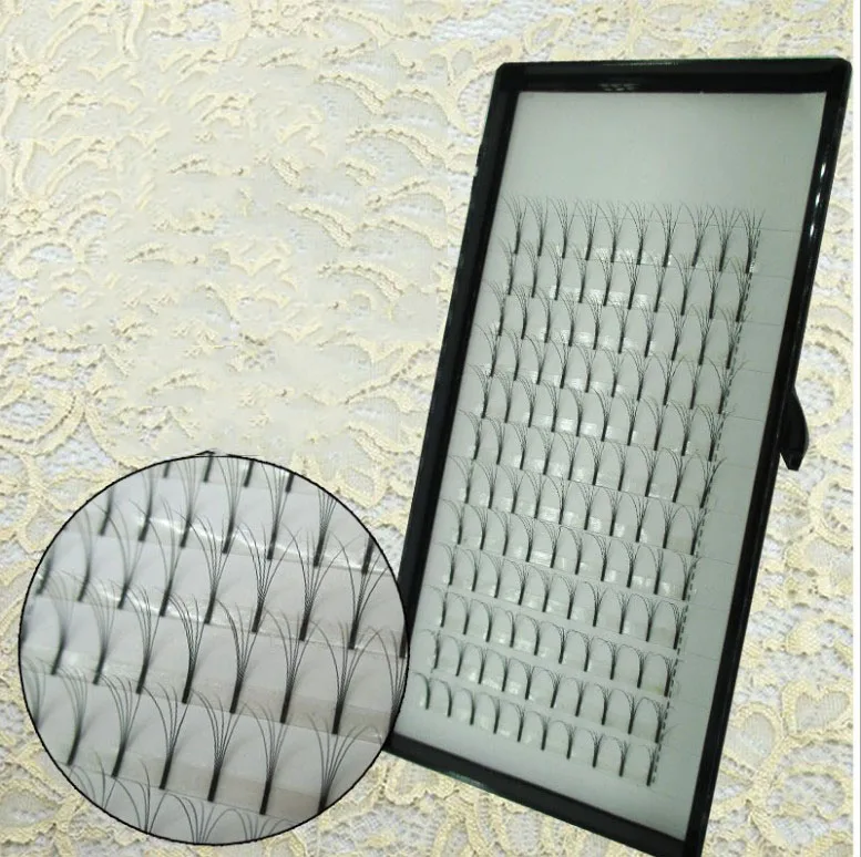 

5D Russian Volume Eyelashes Extension Short Stem Pre made Fans Lash Hot Selling Eyelash Individual Extensions Free Shipping
