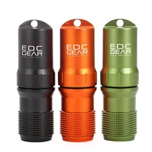 EDC Waterproof Storage Outdoor CNC Camping Dry Tank Equipment Survival Kit Tools Kamp Emergency Tin Pot Bottles Case