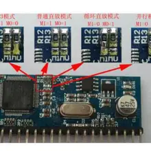 MP381 программируемый двухканальный декодирования Серийный/параллельный порт MP3 плеер модуль изогнутая игла модуль датчика