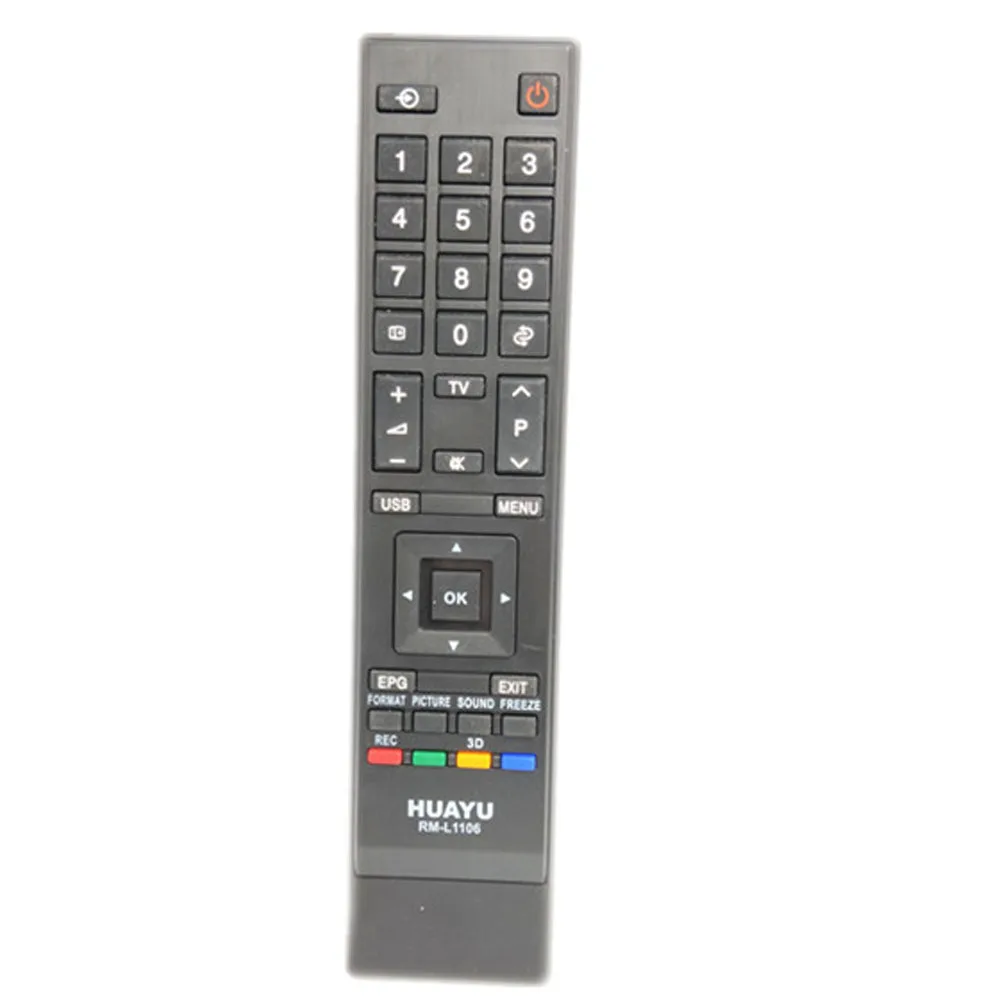 Rm-l1106 для Toshiba 3D ТВ Дистанционное управление заменить ct-90126 ct-90128 ct90298 ct-9840 ct-9708 ct-9942 ct-9193 ct-9476 ct-9712