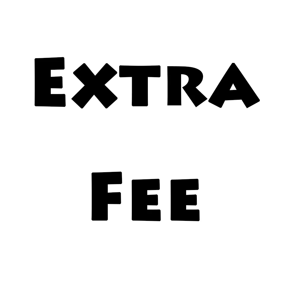 WEJNXINMenWomenClothesExtraFeeSpecialCustomDesignFeeExtra