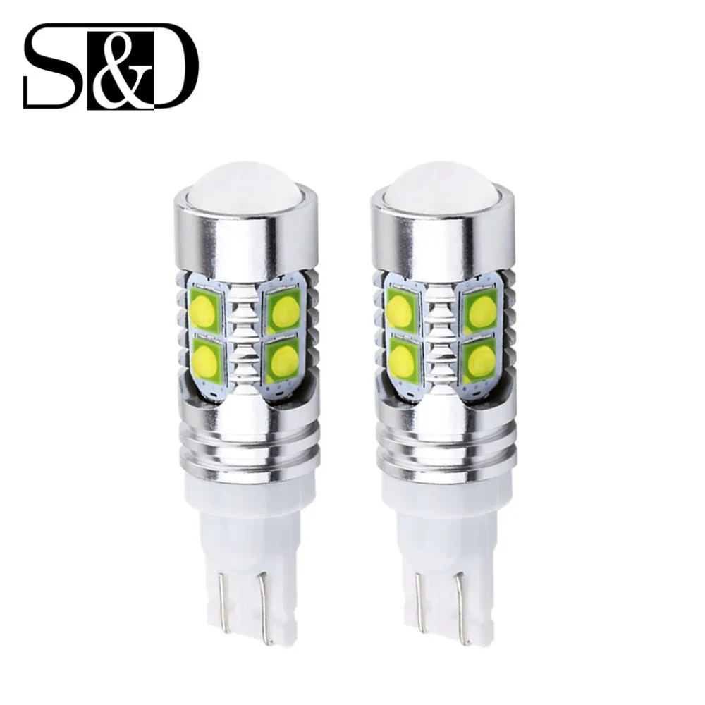

2pcs T10 W5W Led Bulb 194 168 Super Bright White 501 Wedge Interior Width DRL Signal Lamp Car Lights Source Auto parking 12V 5W5