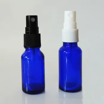 

Free Shipping - 500/lot 15ml Blue Glass Essential Oil Bottle With Pump Sprayer, 15cc Glass Lotion Pump Bottle