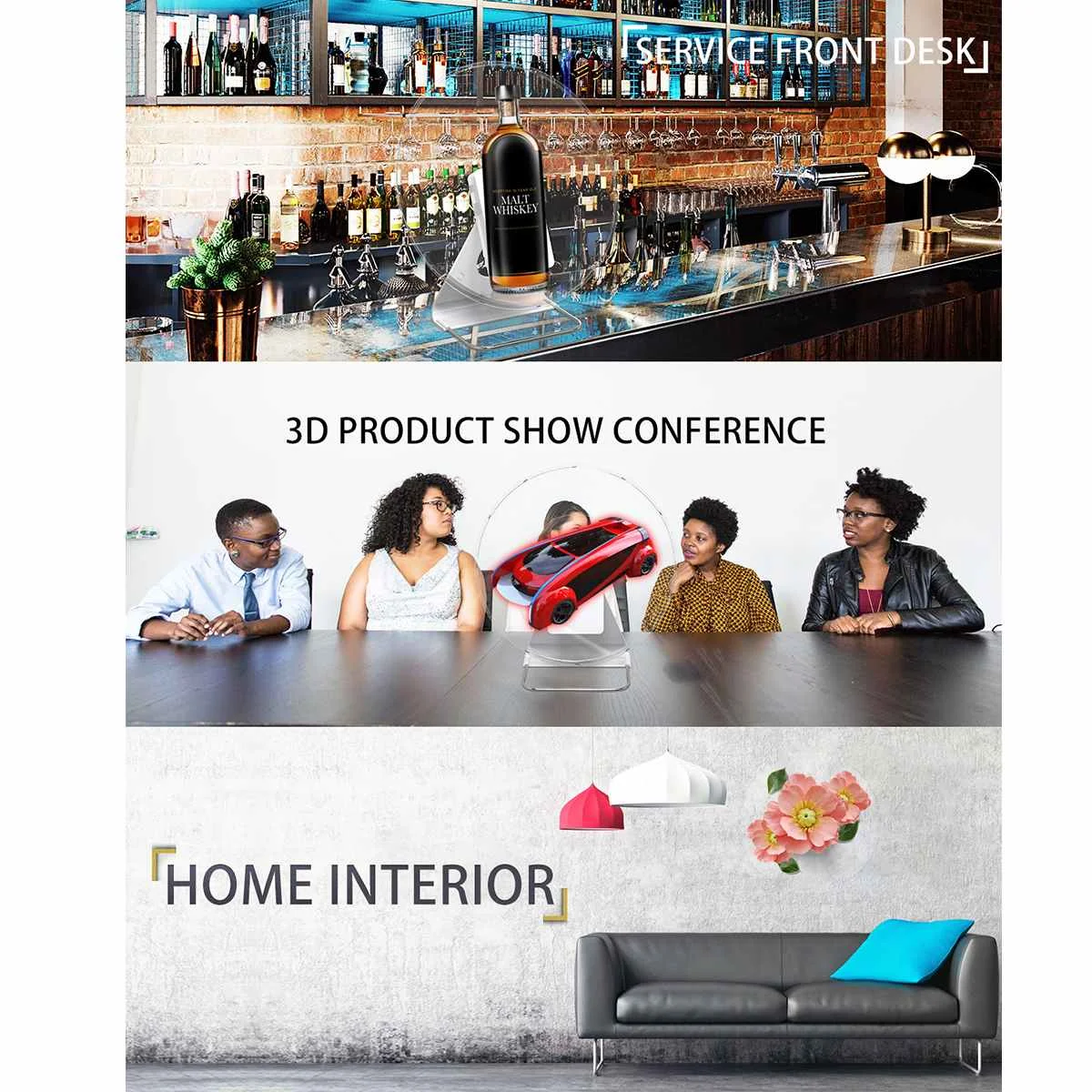 30cm 3D advertising hologram fan Projector light display holographic rechargeable WIFI videos holograma 16GB 256 LED Lamp beads 30cm 3D advertising hologram fan Projector light display holographic rechargeable WIFI videos holograma 16GB 256 LED Lamp beads