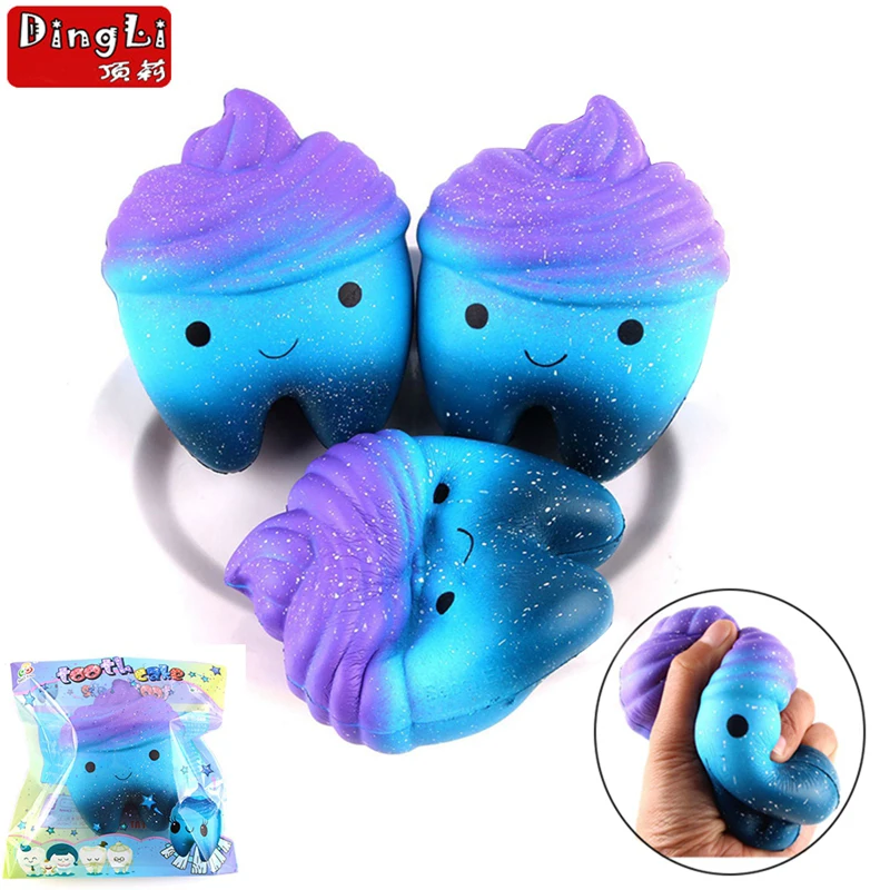 

1PC Squish Slow Rising Kawaii Teeth Toys For Kid Squishy Slow Rising Soft Squeeze Toy Squishy Children Gift Anti-stress Wholsale