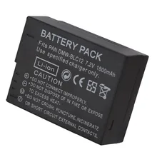 Hot Sale 1800mAh DMW-BLC12 DMW BLC12 Rechargeable Battery Pack For Panasonic Lumix G6 G5 G7 FZ1000 Camera Replacement Battery