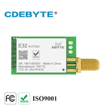 E32-915T20D lora de longa distância uart sx1276 915mhz 100 mw sma antena iot uhf sem fio transceptor transmissor módulo receptor