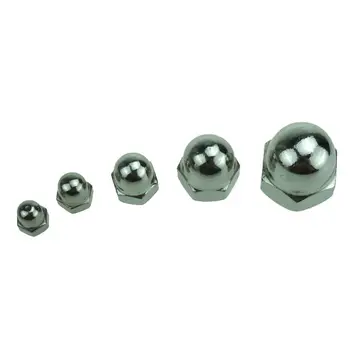 

Stainless Steel 304 Metric thread M3 M4 M5 M6 M8 M10 M12 M14 M16 M20 Round Head Cover Decorative Nuts