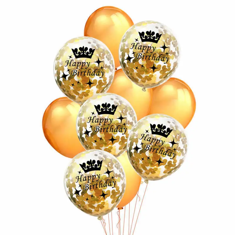 ZLJQ 24 шт. 18 30 40 50 60 70 80 90th с днем рождения воздушные шары на свадьбу юбилей воздушные шары для взрослых День рождения украшения - Цвет: gold