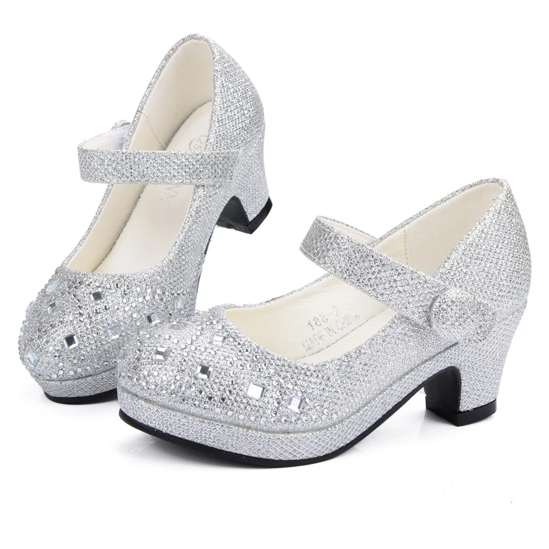 little girl sparkly high heels