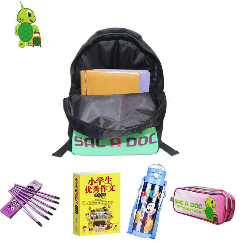 Ghibli рюкзак Мой сосед Тоторо флуоресцентная сумка детские школьные сумки Тоторо, автобус Кики служба доставки печатных книжных сумок