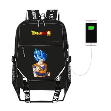 

hot sale Anime Dragon ball backpack UNISEX usb charge backpack