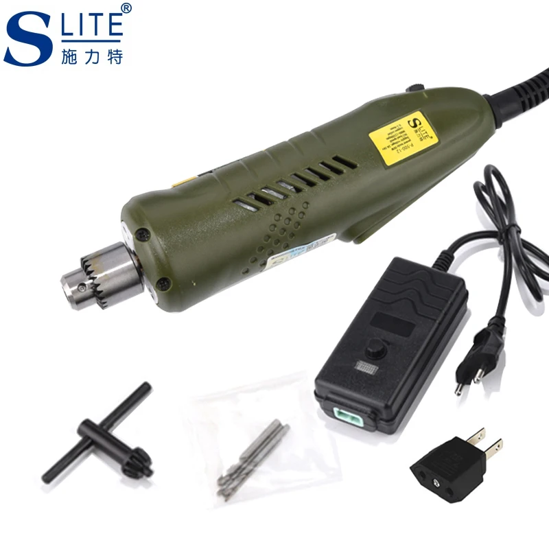 

Slite Mini Electric Drill Grinding Machine Variable Speed Dremel Accessories Rotary Tool Engraver Carve Tool Set Sharpening Kn