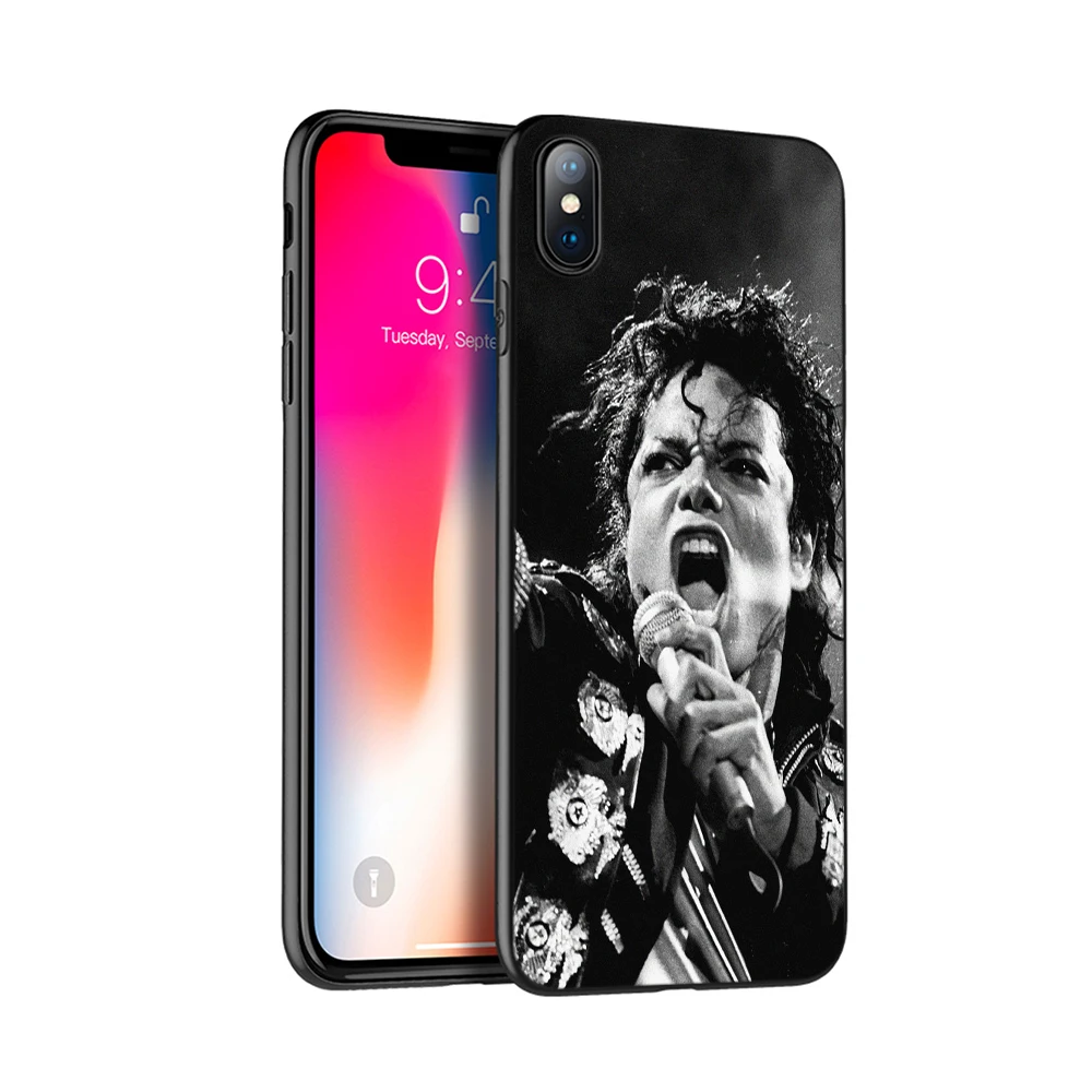 Черный чехол из ТПУ для iphone 5 5s se 6 6s 7 8 plus x 10 силиконовый XR XS 11 pro MAX Майкла