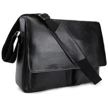 2017 fashion casual messenger bags Handmade Men’s 100% Cowhide Leather bags Briefcases Shoulder Messenger Bags Brown unique 8737