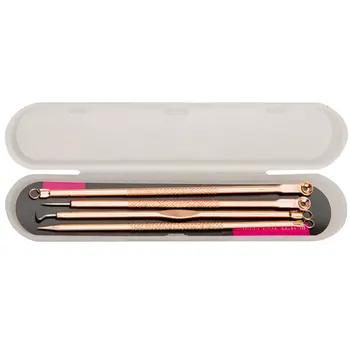 

4PCS/Set Double-headed Acne/Blackhead/Facial Pore/Pimple Spot Needle Beauty Artifact Boxed Stainless Steel