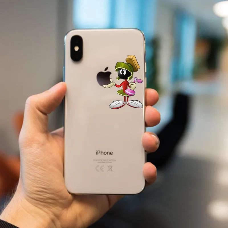 Мягкий Силиконовый ТПУ чехол marvin the martian Looney Tunes для iPhone 11Pro XS MAX XR X 10 5 5S SE 6 6S 7 8 Plus