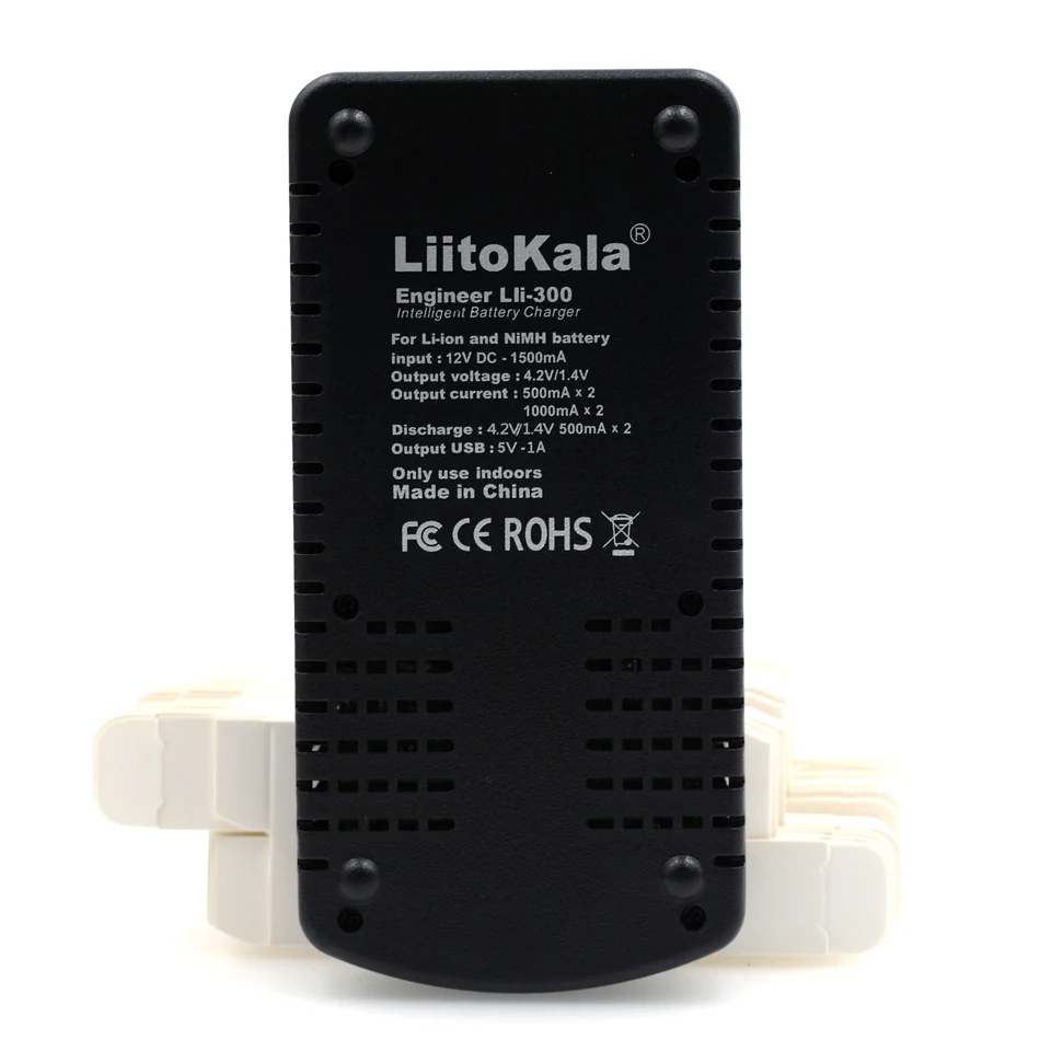 Liitokala Lii 300 Тест емкость LCD NiMH литиевая батарея 18650 USB зарядное устройство для 3 7 V LG
