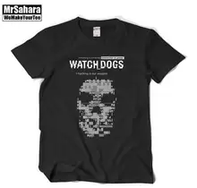The game clothes clothing Watch dogs Tshirt Round collar With short sleeves T-shirt Men and women