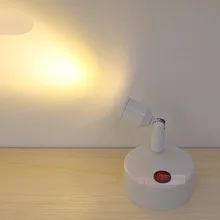 Батарея поставляется с блоком питания светодиодный светильник прожектор беспроводной штекер в фоне стены витрина китайская лампа