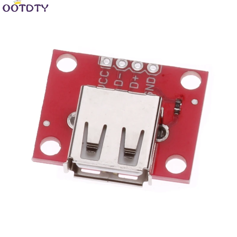

USB Female Power Module USB Type A Female Breakout Converter Board Breadboard