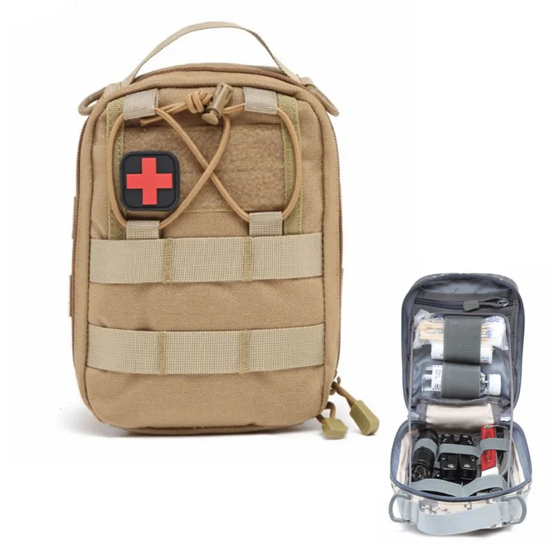 

Medical Storage Bags,Empty Bag for Emergency Kits Tactical Medical First Aid Kit Military Pack Camping Travel Pouch Organizers