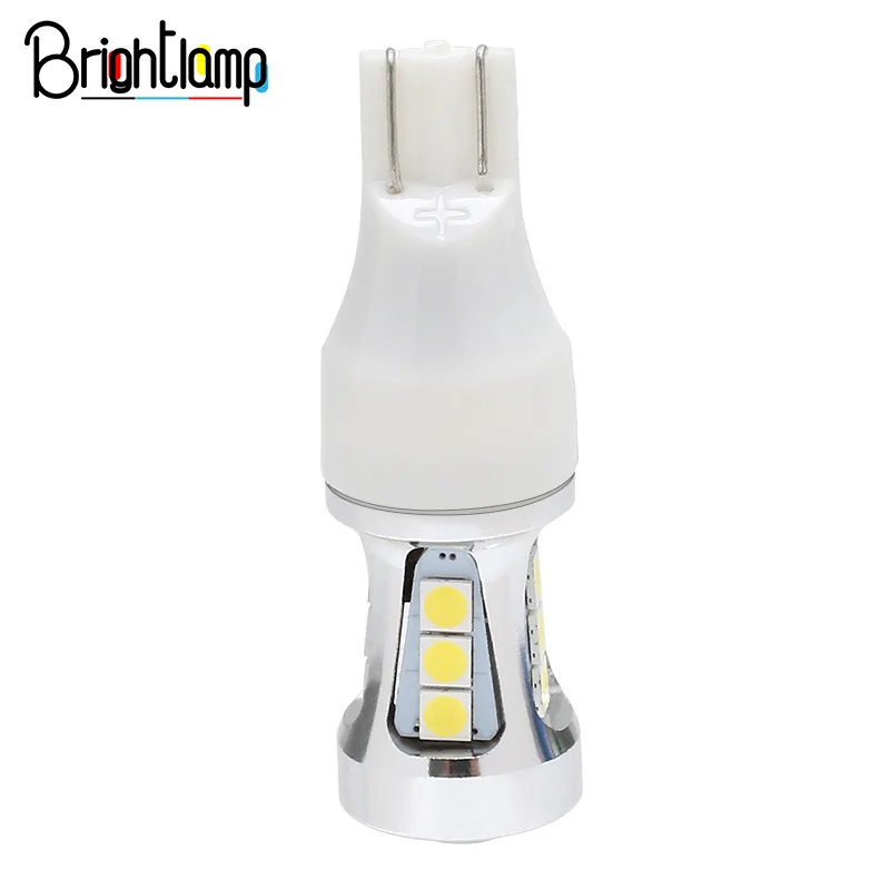 

2Pcs T15 W16W LED Car Brake Reversing Light Automatic Turn Signal Side Marker Light Wedge Parking Light Car Shape