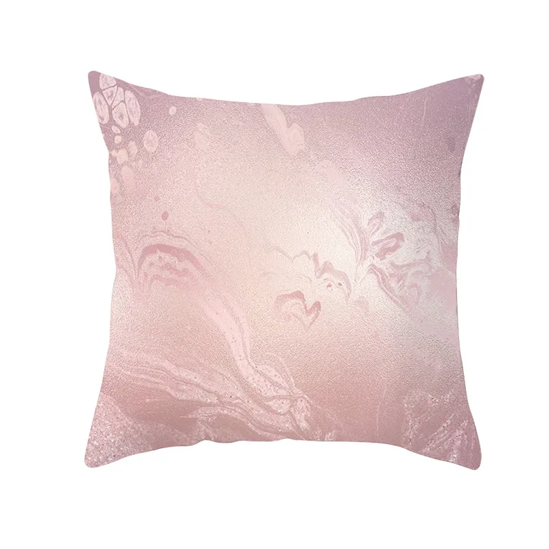 Fuwatacchi розовый Золотой геометрический чехол для подушки Блестящий декоративный чехол на подушки для домашнего дивана полиэфирные наволочки 45*45 см - Color: PC09979