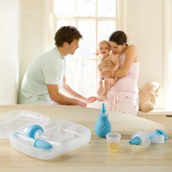 

5Pcs Set Newborn Baby Healthcare Kit Medicine Feeder Pinpet Drencher Nasal Aspirator Baby Healthcare Medical Kit Baby Care