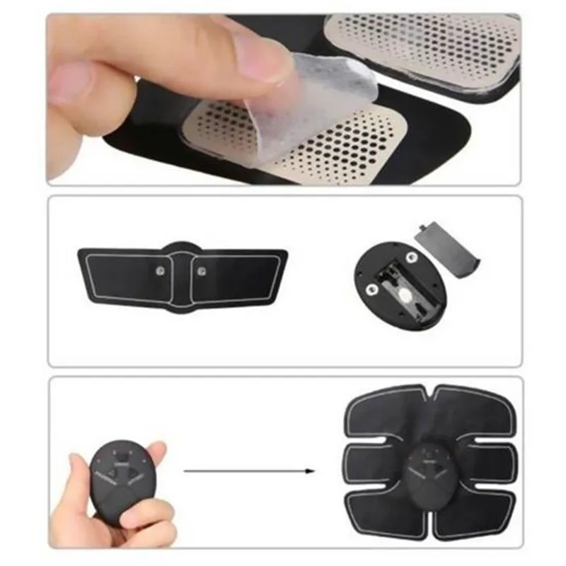 Body Slimming Shaper Machine TENS Electronic Abdominal Fitness Accessories EMS Wireless Electric Fitness Equipment