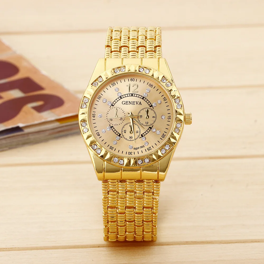 

RW268 Fashion Geneva Quartz Watch Wholesale in Spot