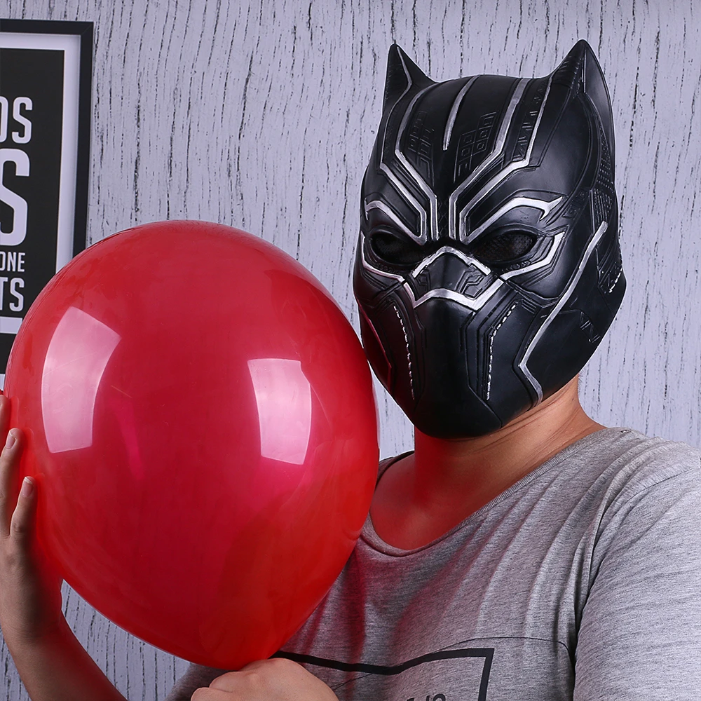 ブラックパンサーマスク映画キャプテンアメリカファンタスティック フォー男性コスプレヘルメットパーティーハロウィン Mask For Halloween Mask Moviemask Mask Aliexpress
