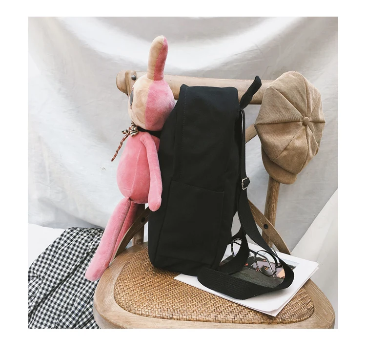 Menghuo Rabbit Canvas Backpack for Women Cute Funny Backpacks for Teenager Girls Lolita Bag Kawaii Backpack Mochilas femininas_34_14