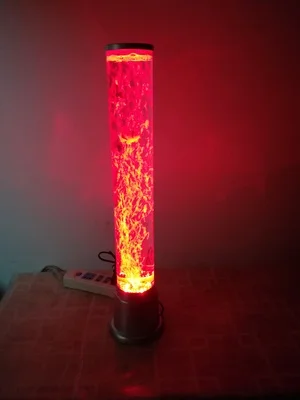Jellyfish lamp Water column light Feng Shui column Colorful automatic color change - Цвет: 58 cm tall. Colorful