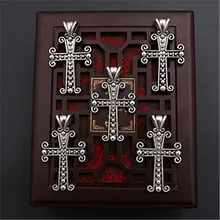 

6pcs Antique Silver Color Holy Cross Charm Alloy Pendants Religious Necklace Bracelet DIY Metal Jewelry Makings 33*19mm A1407