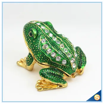 

Frog Design Animal Trinket Box Jewelry Box Storage Gift Box