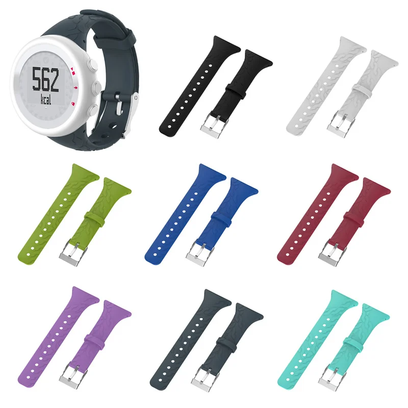 

Replacement smart watch strap for SUUNTO Quest M1 M2 M4 M5 M Series Watch for female soft Silicone Wrist Band Strap with tool