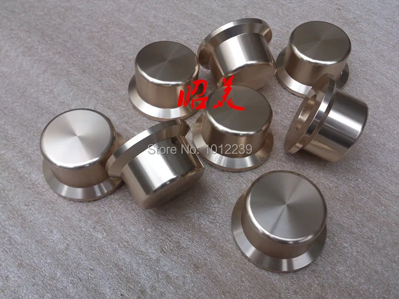 

1pcs Diameter 44mm high 25mm all aluminum solid Volume knob Audio amplifier potentiometer knob