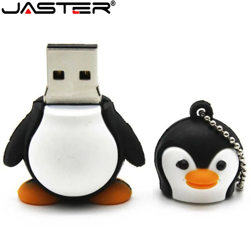 Usb флеш накопитель JASTER Cute Animals Penguin Fox 64 Гб Флешка 32 usb2.0|USB флэш-накопители| |